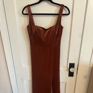 Jenny Yoo Mara dress in English Rose